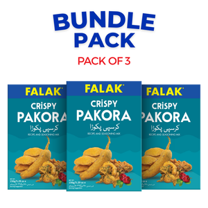 Falak Crispy Pakora Mix bundle pack, 3 boxes
