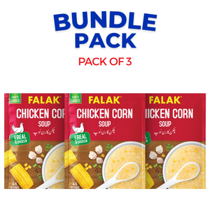 Falak Chicken Corn Soup bundle pack, 3 boxes