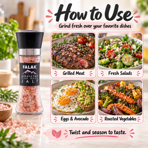 Pink Salt Grinder - 200g