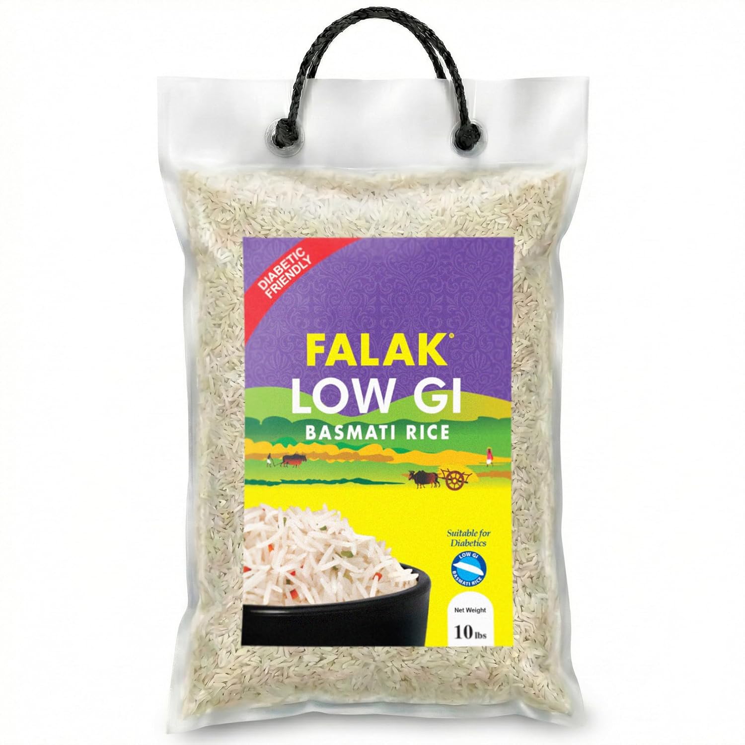 Falfa Rice Falak Low GI Rice 10lbs USA | Healthy Low Glycemic Rice – Falak USA