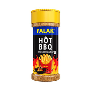 Falak Hot BBQ Fries Seasoning 75g - smoky spicy BBQ fry blend, halal