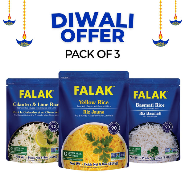 Ready To Eat Basmati Rice - Variety Pack (3 Packs)