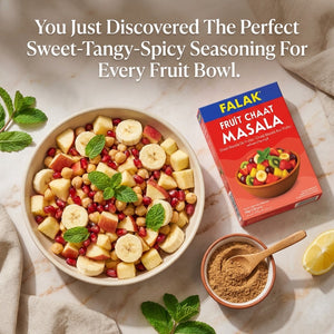 Falak Fruit Chaat Seasoning 50g - Pakistani chaat spice, halal