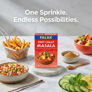 Falak Fruit Chaat Seasoning 50g - tangy chaat blend, halal