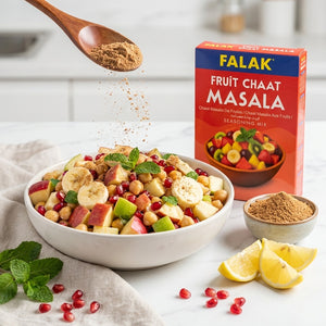 Falak Fruit Chaat Seasoning 50g - Pakistani snack spice, halal