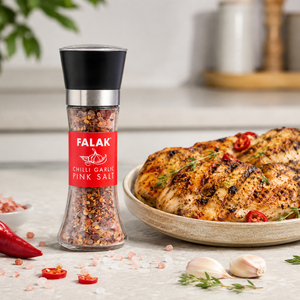 Chilli Garlic Pink Salt Grinder - 200g