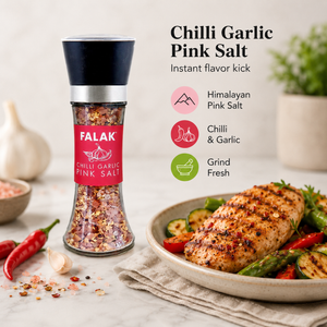 Chilli Garlic Pink Salt Grinder - 200g