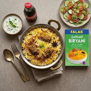 Falak Zafrani Biryani Recipe Mix 65g - saffron biryani spice, halal