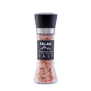 Falak Pink Salt Grinder 200g - Himalayan pink salt in grinder, halal